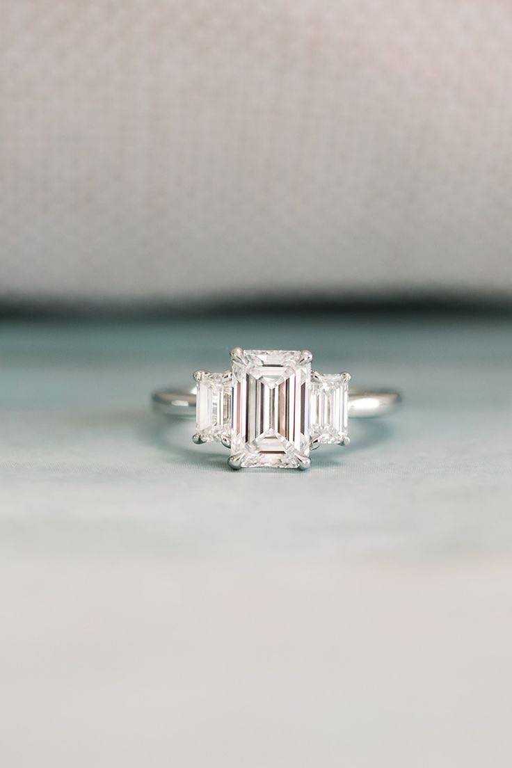Three Emerald diamond cut