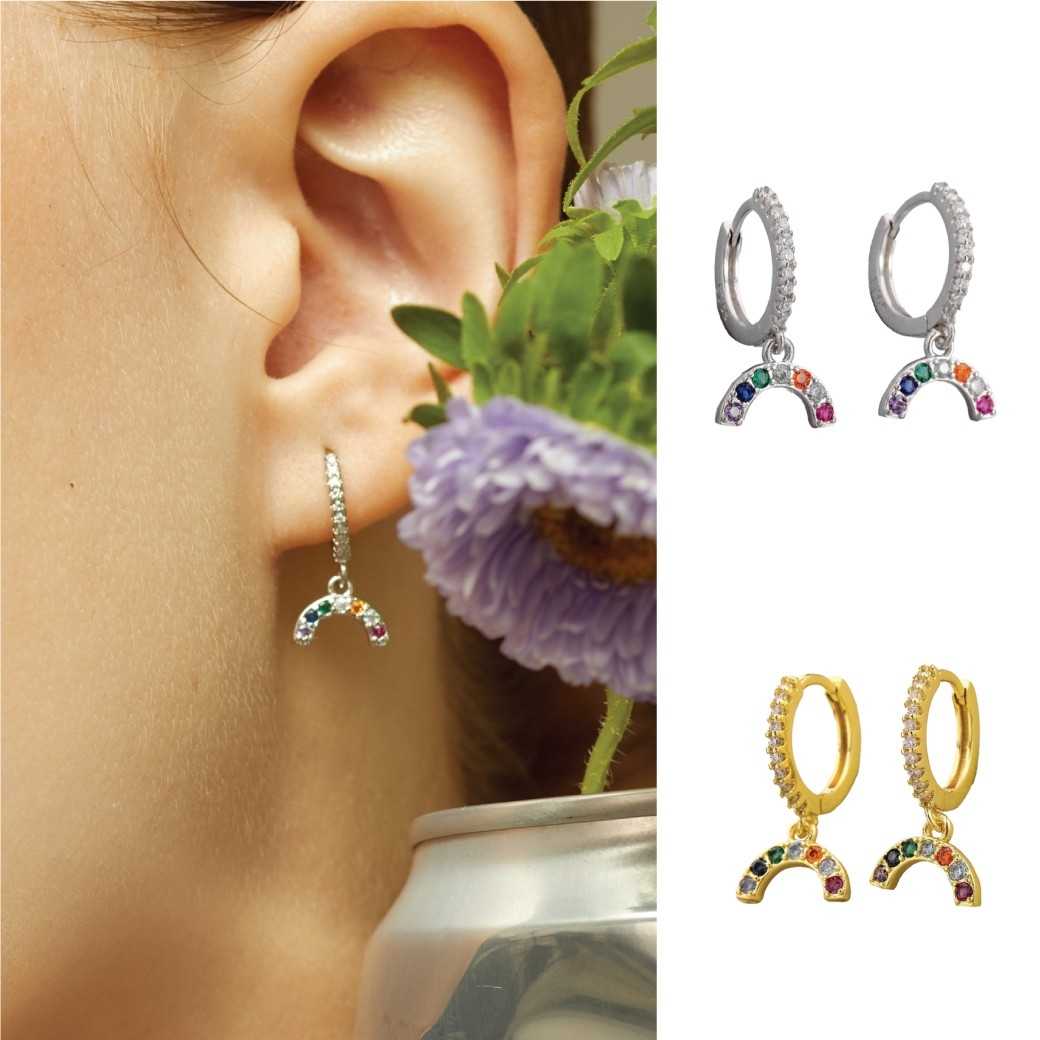 Esmee earring ( สายรุ้ง ) ต่างหูแบบสวยที่สุดดจึ้งใจ 🌈
