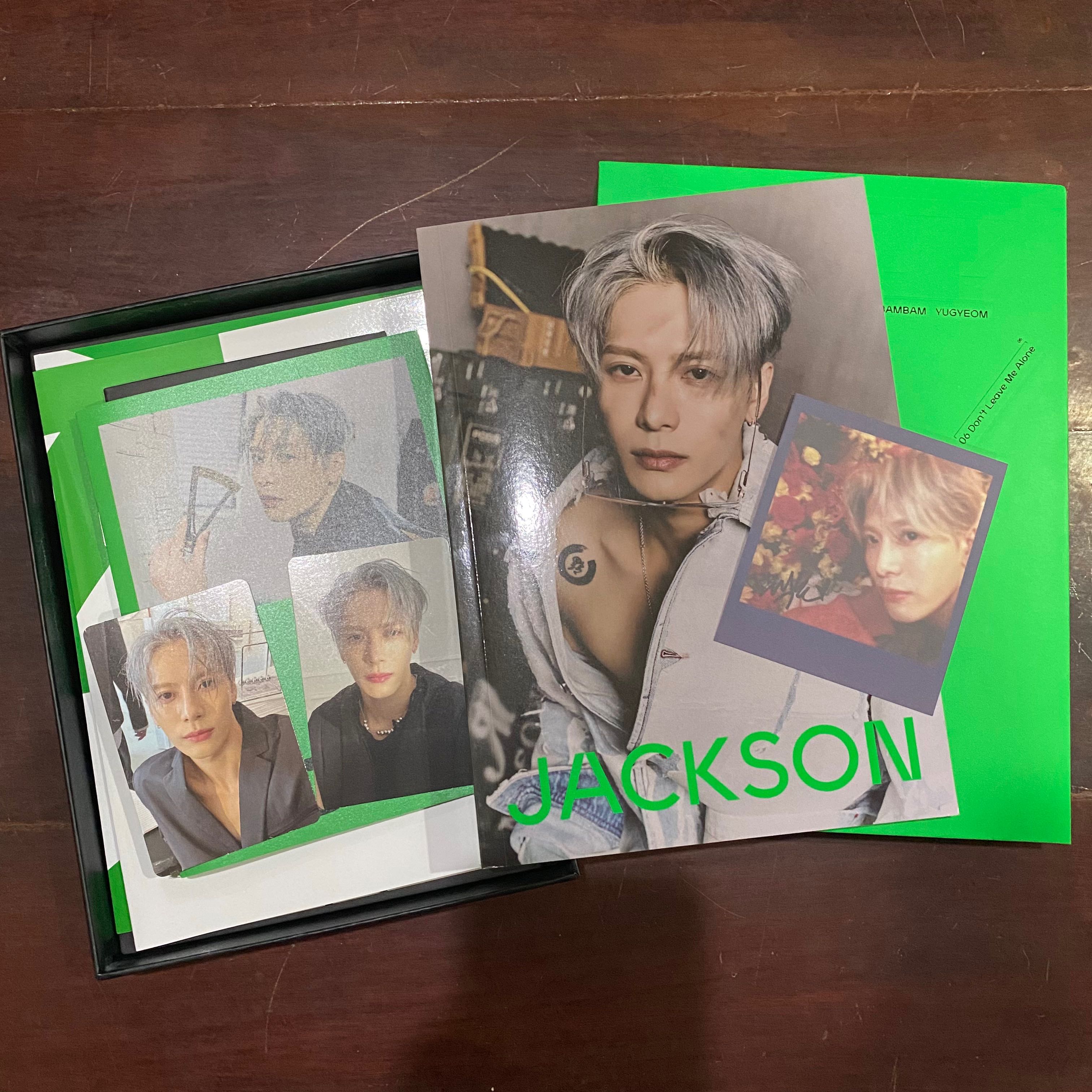 อัลบั้มGOT7 ปกแจ็คสัน+การ์ดแจ็คสัน+โพลารอยด์แจ็คสัน