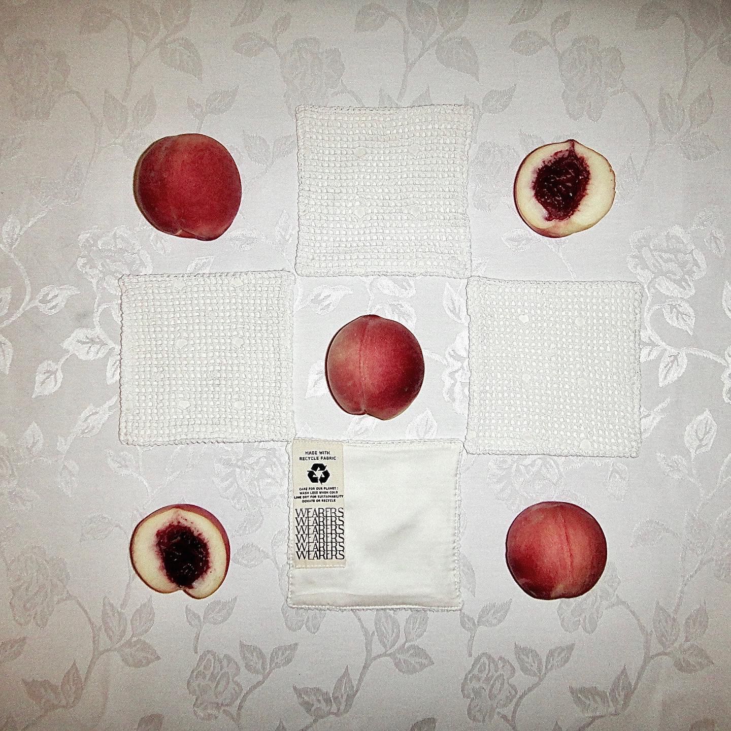 Polka Dots Square shaped coasters 