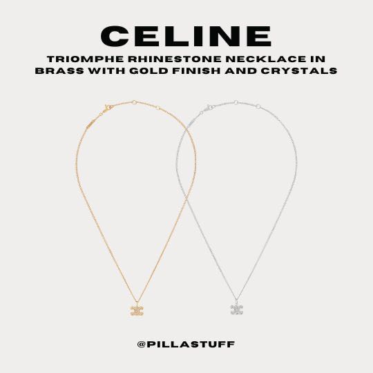 แท้100%🔥 Celine Triomphe necklace