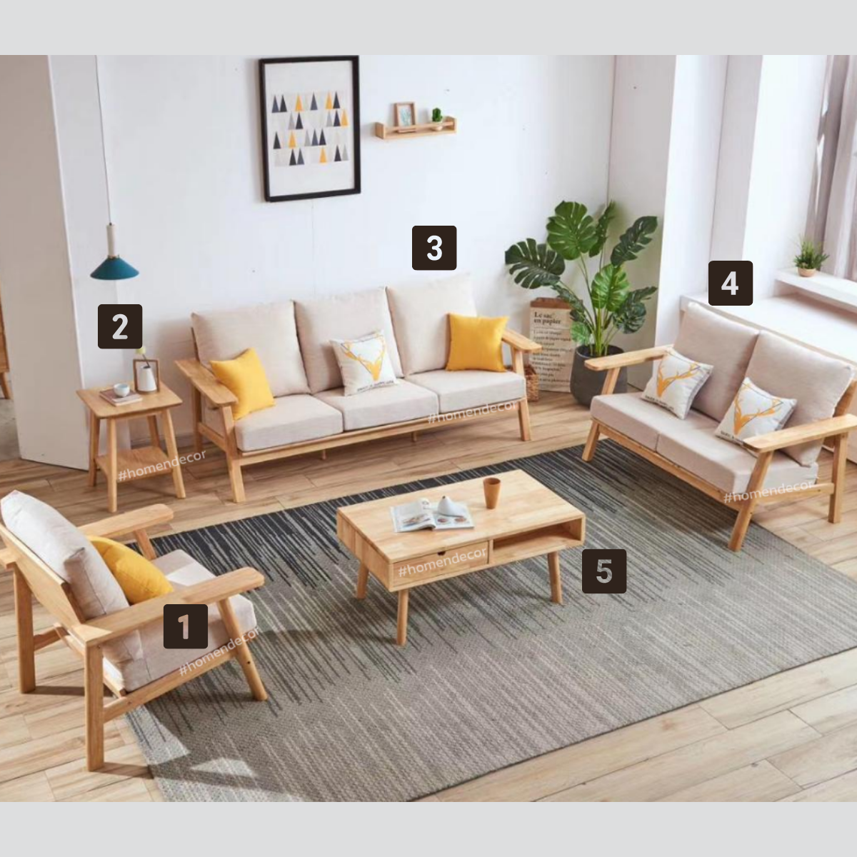 ชุด LIVING ROOM 5 ชิ้น