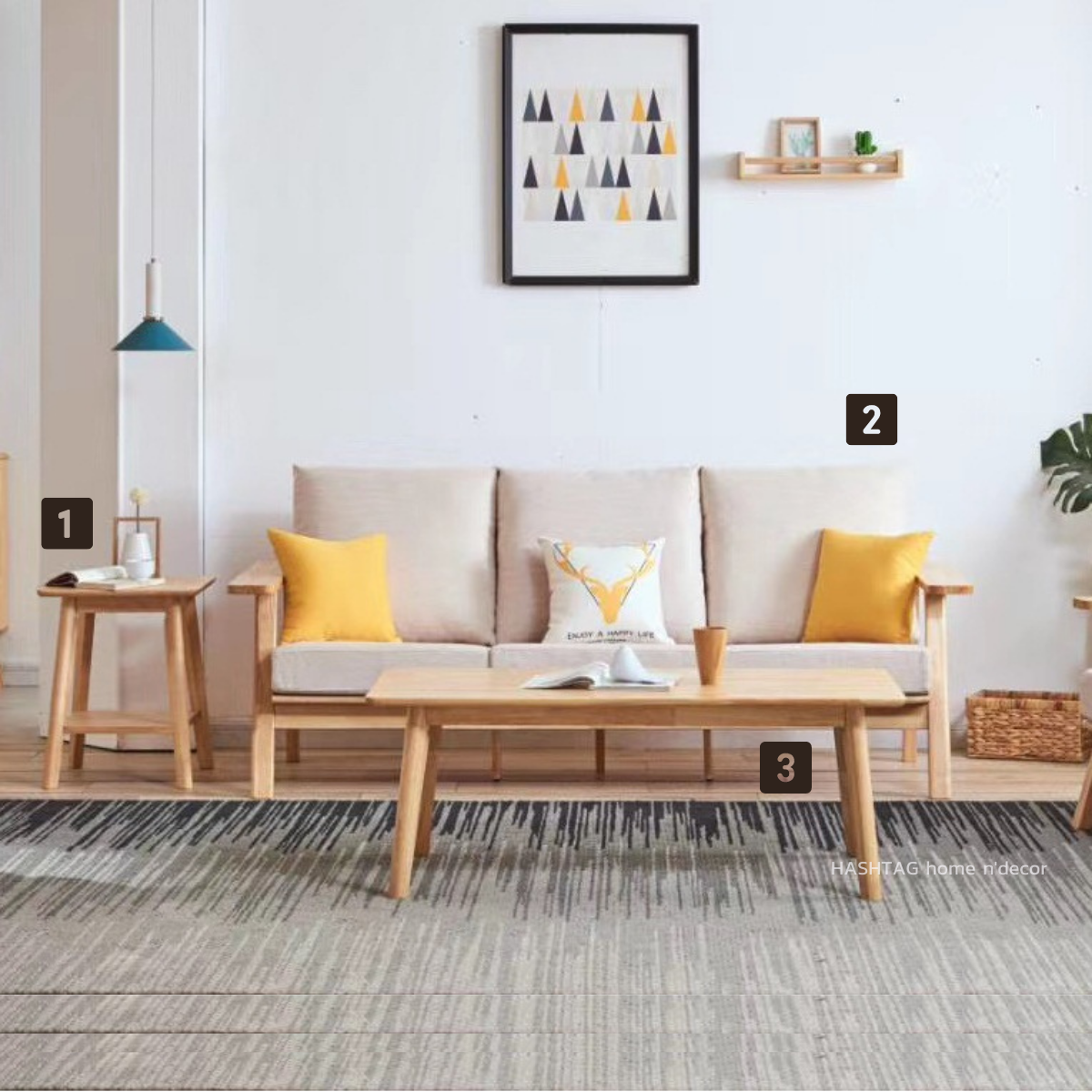 ชุด LIVING ROOM 3 ชิ้น