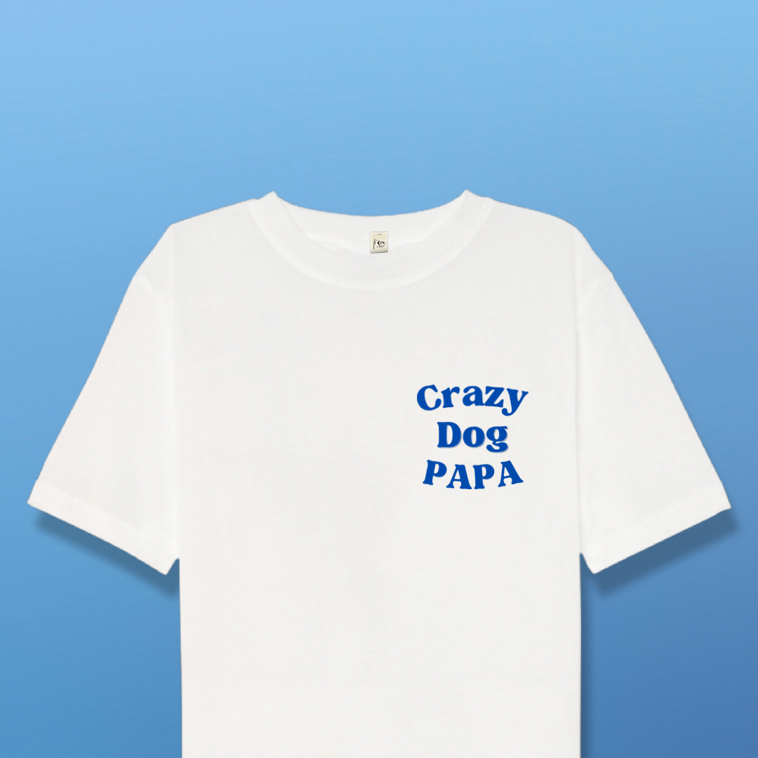 Crazy Dog Papa (White)