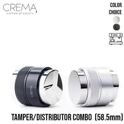 อุปกรณ์ 2-in-1 แทมเปอร์-ที่เกลี่ย “Crema Coffee” (58.5mm) – Tamper & Distributor Combo
