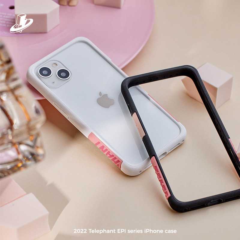 Telephant-Rose Pink. iPhone 14 Pro Max Case.