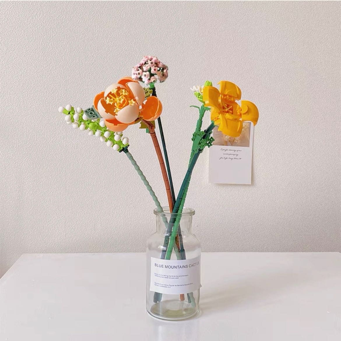 #พร้อมส่ง Flower Set - Orange เซตดอกไม้ 6 ดอก