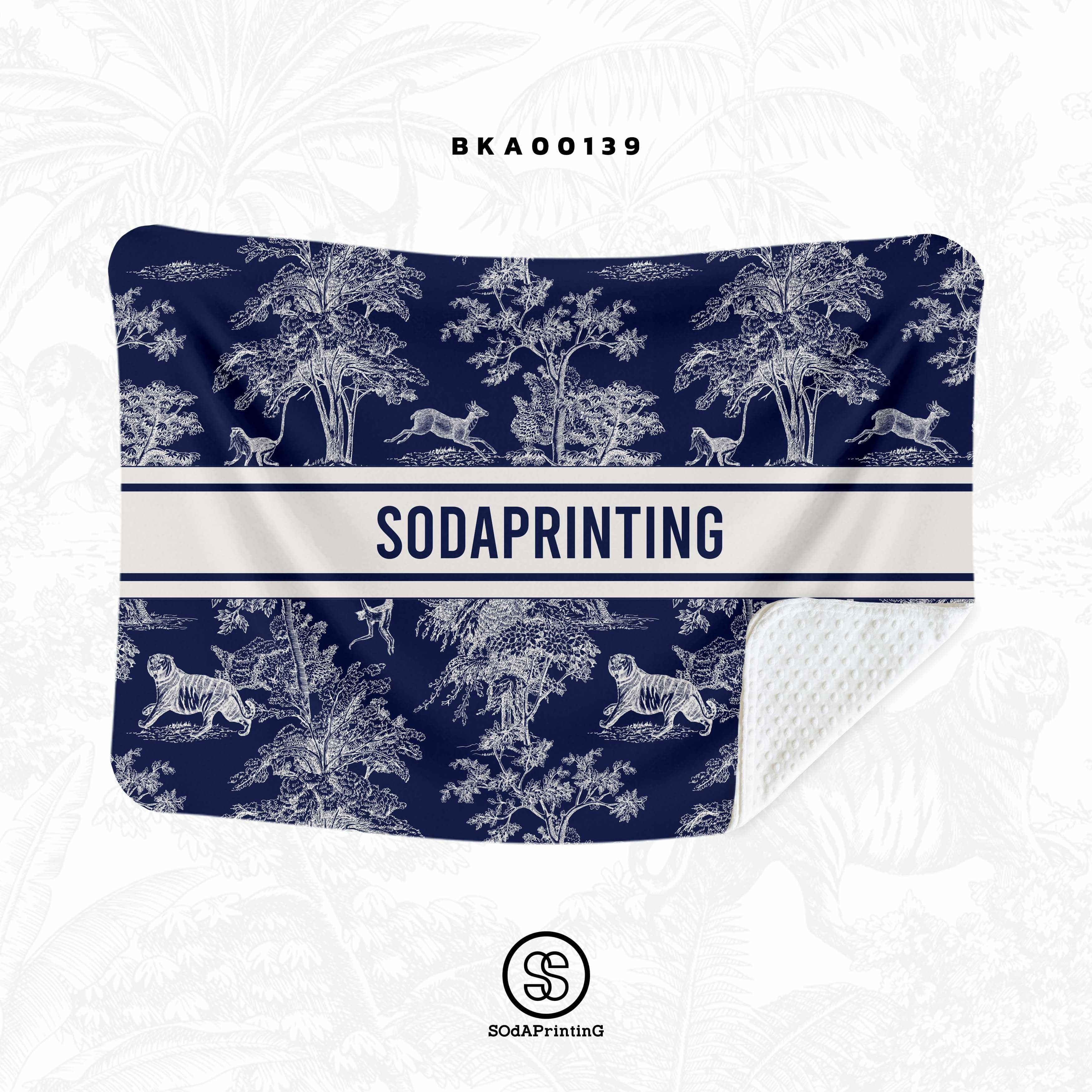 ผ้าห่ม ใส่ชื่อได้ SOdA Forest Collection BKA00139 #SOdAblanket #SOdAhome