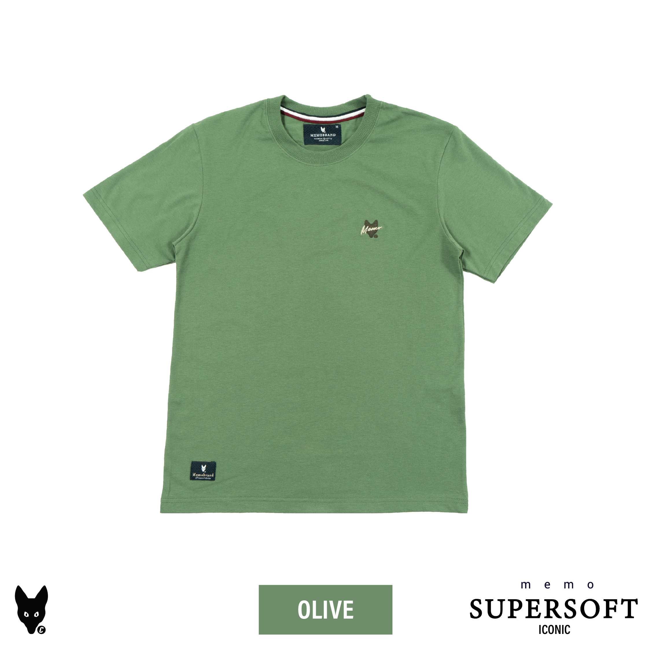 เสื้อยืด Memo Supersoft Premium งานปัก รุ่น Iconic Logo สินค้าลิขสิทธิ์แท้