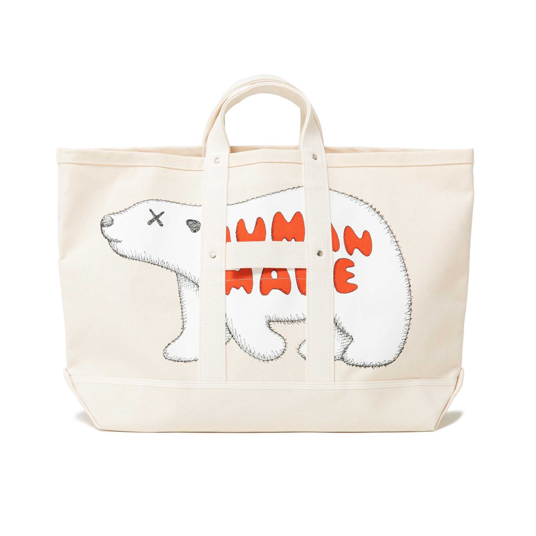 HUMAN MADE x KAWS TOTE BAG LARGE (POLAR BEAR) RARE ITEM!!