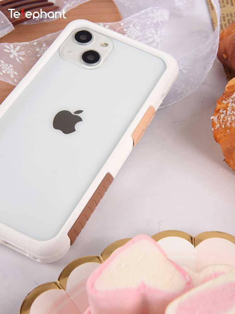 Telephant-White Carmel เคสกันกระแทก สำหรับ 13promax, 13pro, 13, 13mini NMDer Style 2022