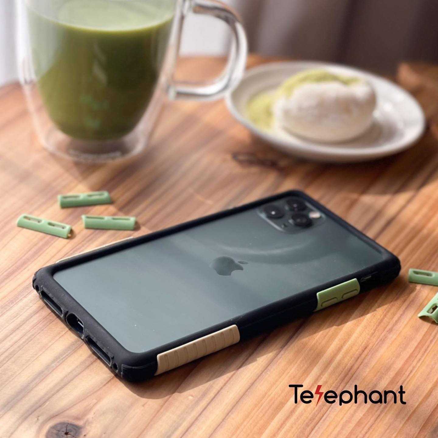 Telephant-Black Matcha เคสกันกระแทก สำหรับ 13promax, 13pro, 13, 13mini NMDer Style 2022