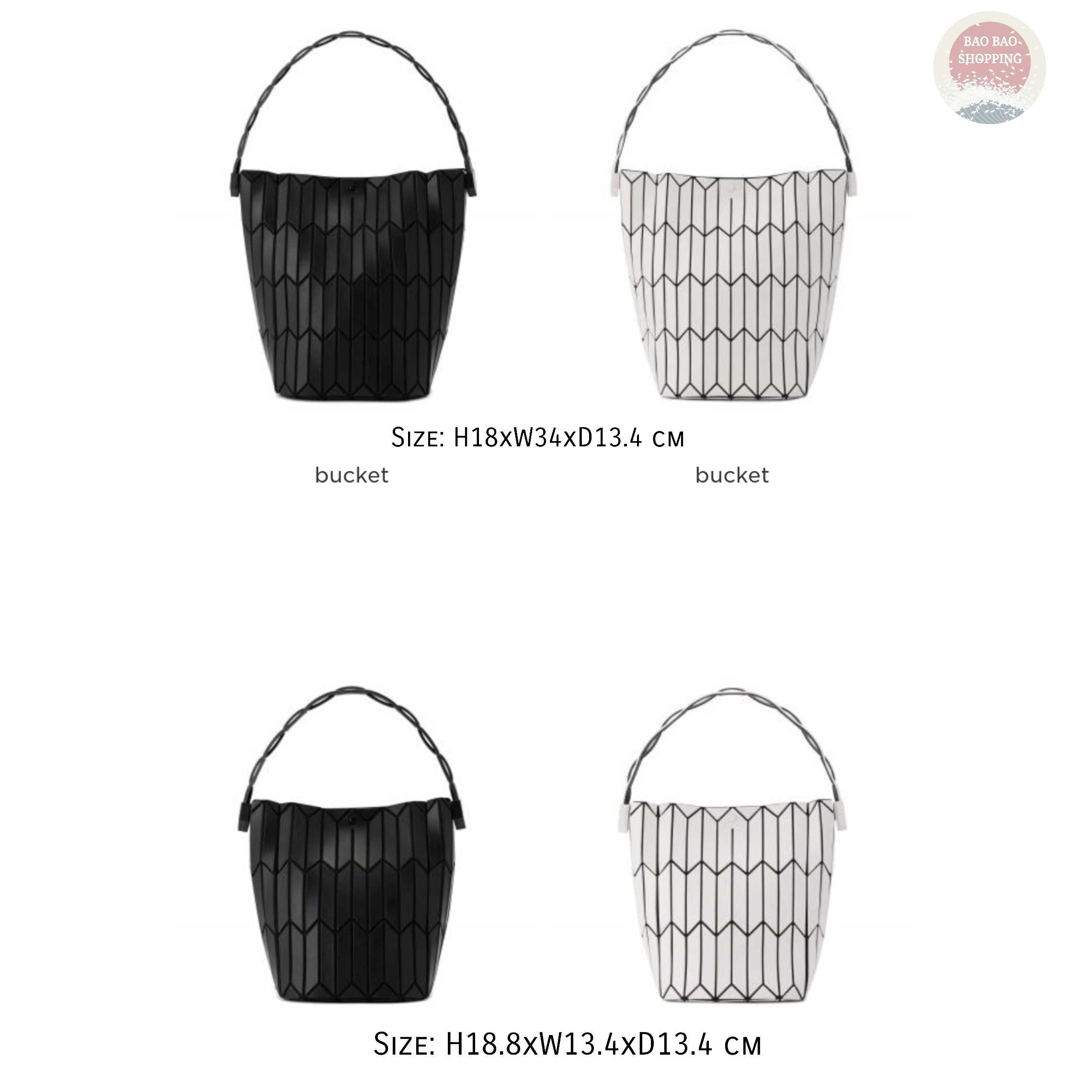 BAOBAO BUCKET BLACK/LIGHTGRAY
