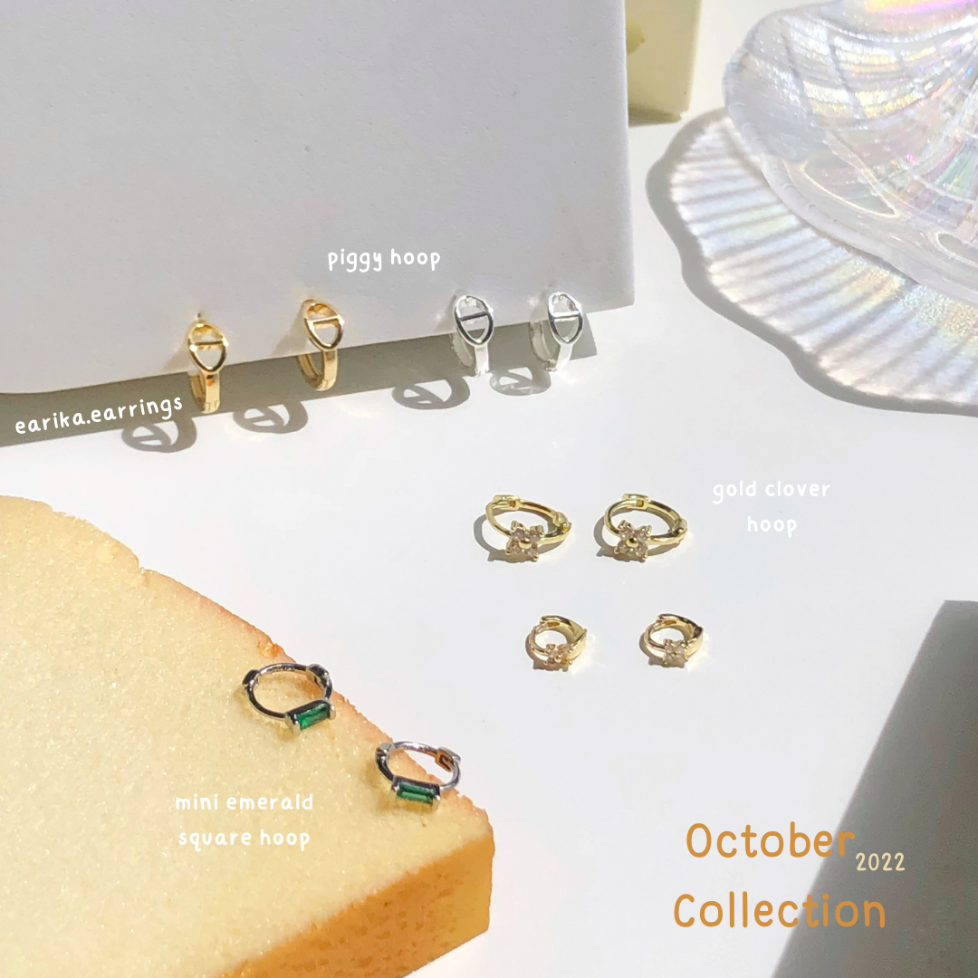 earika.earrings - ต่างหูเงินแท้ S92.5  คอลเลคชั่นต้นเดือนตุลาคม 2022 (1) เหมาะสำหรับคนแพ้ง่าย