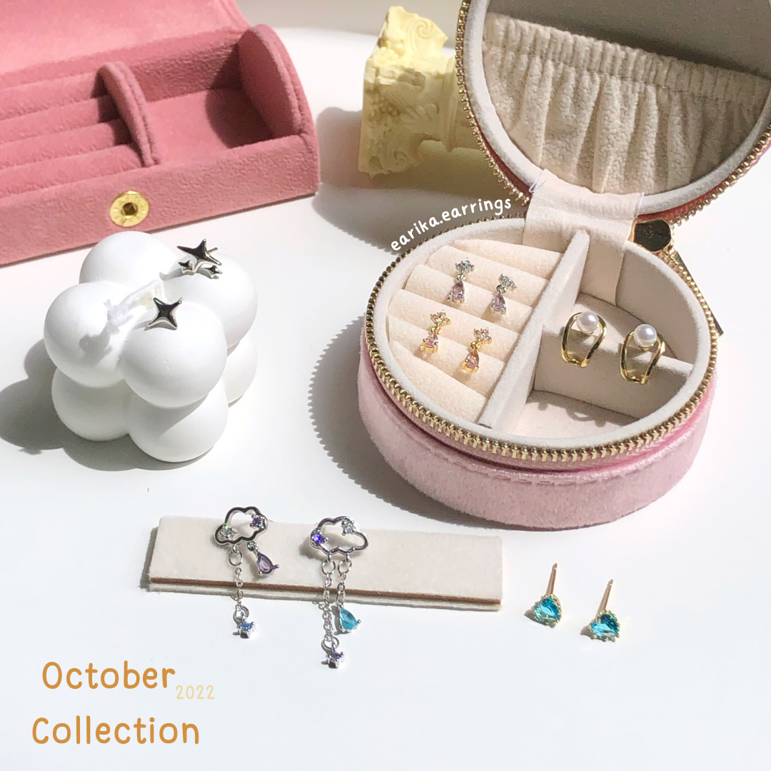 earika.earrings - ต่างหูเงินแท้ S92.5 คอลเลคชั่นต้นเดือนตุลาคม 2022 (2) เหมาะสำหรับคนแพ้ง่าย