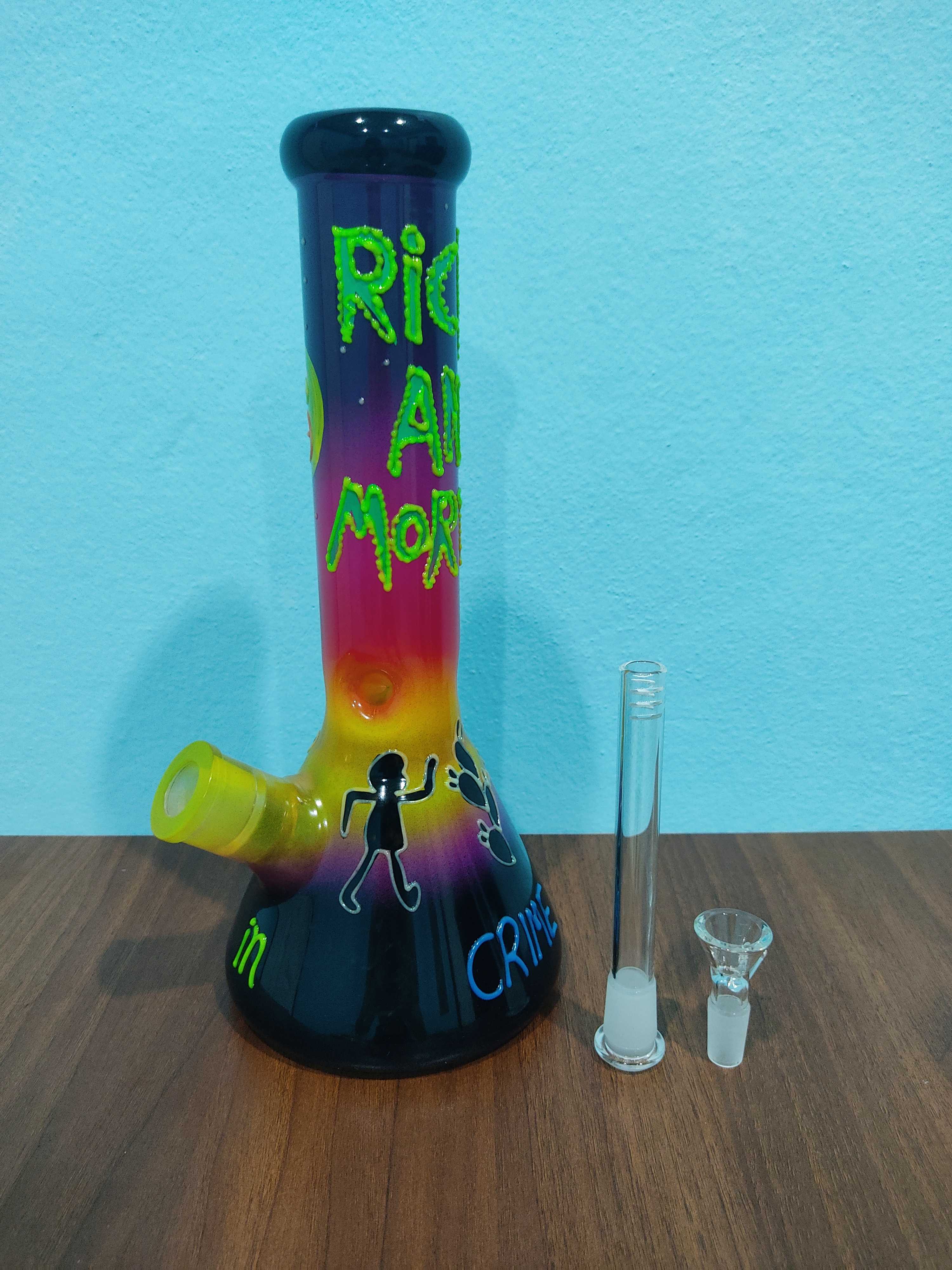 Rick and Morty Glass bong.