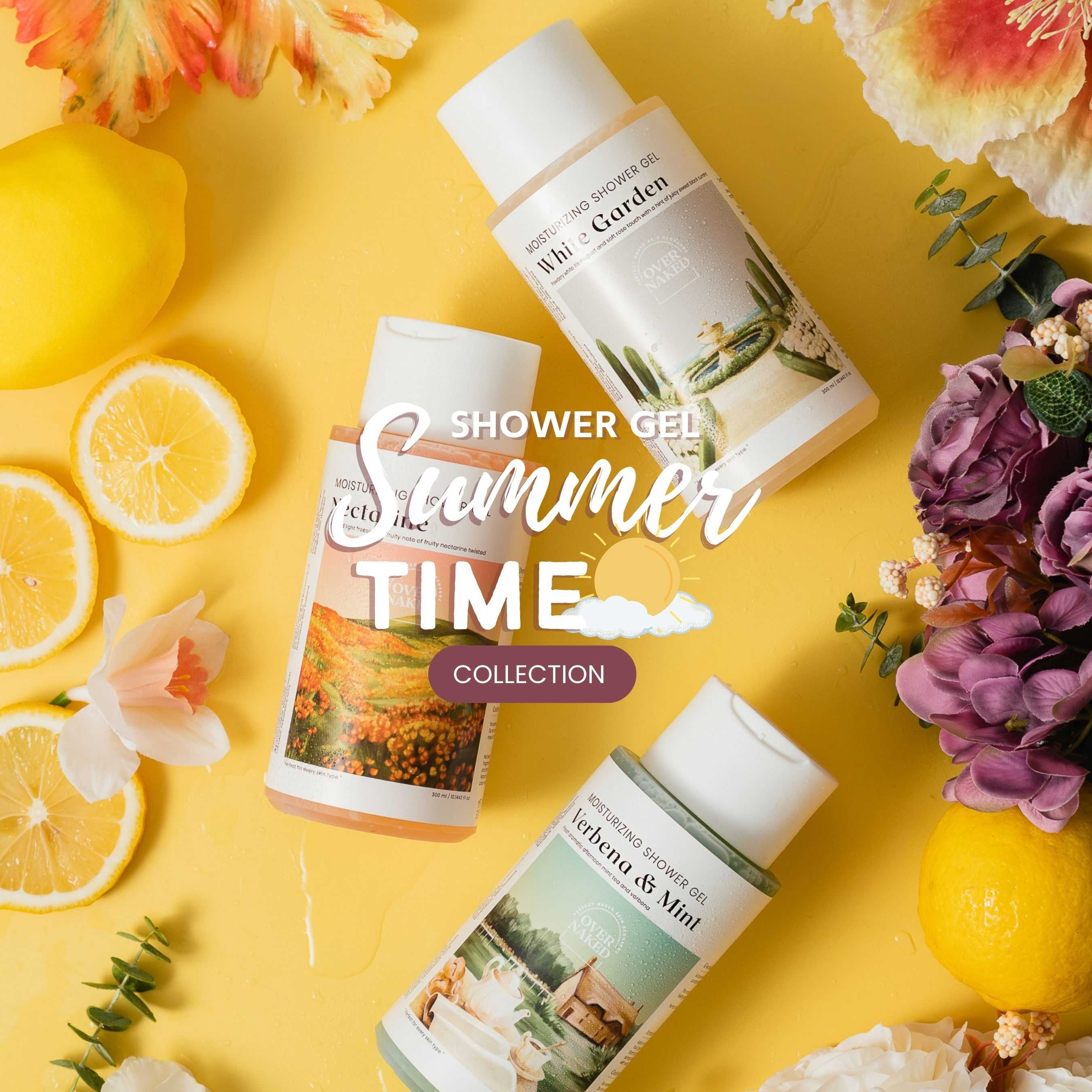Overnaked Shower Gel Summer set x3