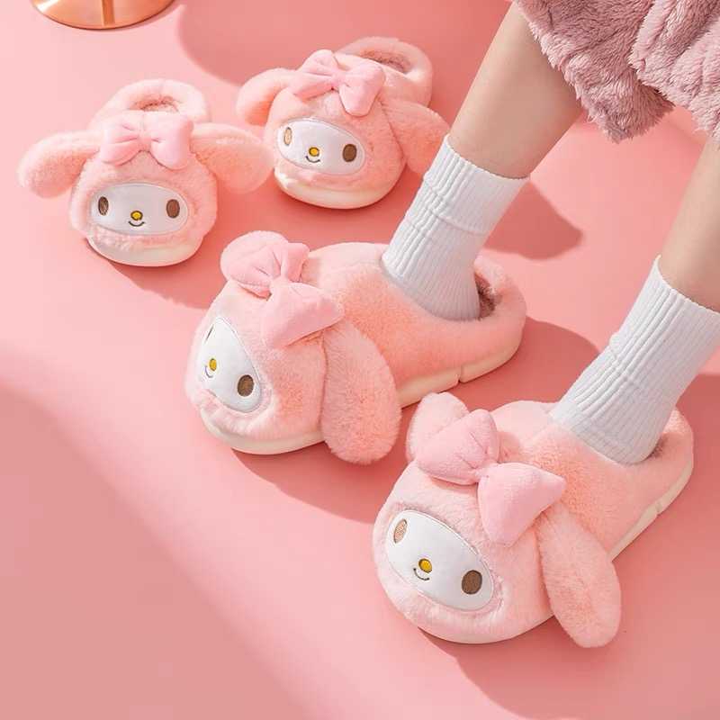 Preorder 12-18วัน - Sanrio MyMelody รองเท้าเดินในบ้าน (Sz17-25cm) /D0016