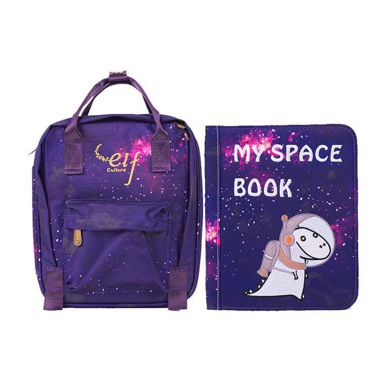 #พร้อมส่ง ￼Elf Culture : MY First Book-Space หนังสือผ้าเสริมพัฒนาการแนวมอนเตสซอรี่ (ลด 20%)