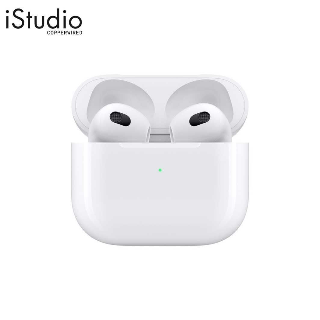 APPLE AirPods (รุ่นที่ 3) พร้อมเคสชาร์จ Lightning l iStudio by copperwired.