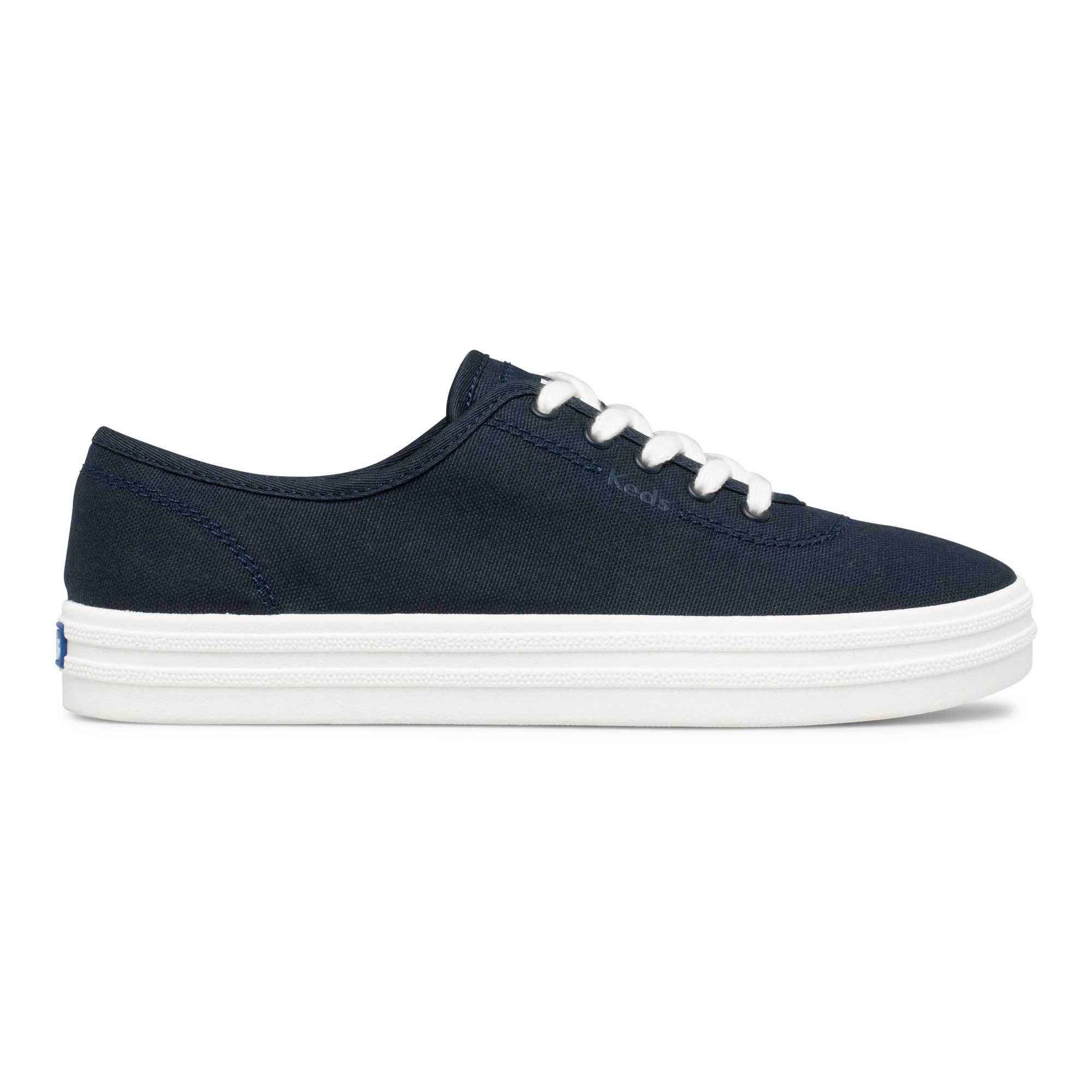 รองเท้าผ้าใบ แบบผูกเชือก รุ่น BREEZIE CANVAS สีกรม WF65862
