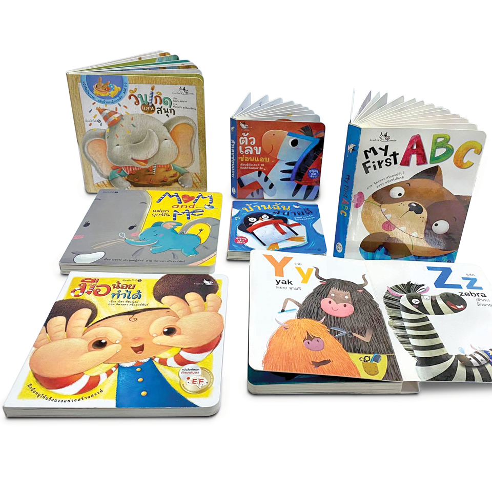 หนังสือเด็ก ชุดหนังสือบอร์ดบุ๊ค 6 เล่ม Set B