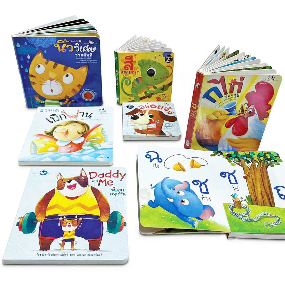 ชุดหนังสือบอร์ดบุ๊ค 6 เล่ม Set A