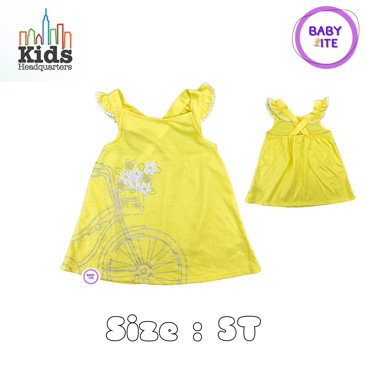 เสื้อเด็กหญิง Kids Headquarters ไซส์ 5 ขวบ (พร้อมส่ง)
