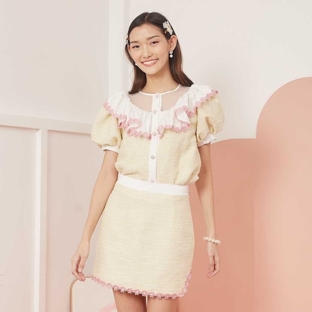 Kiiro skirt - Malabrand PF22 M13 กระโปรงสั้นผู้หญิง เสื้อผ้าผู้หญิง