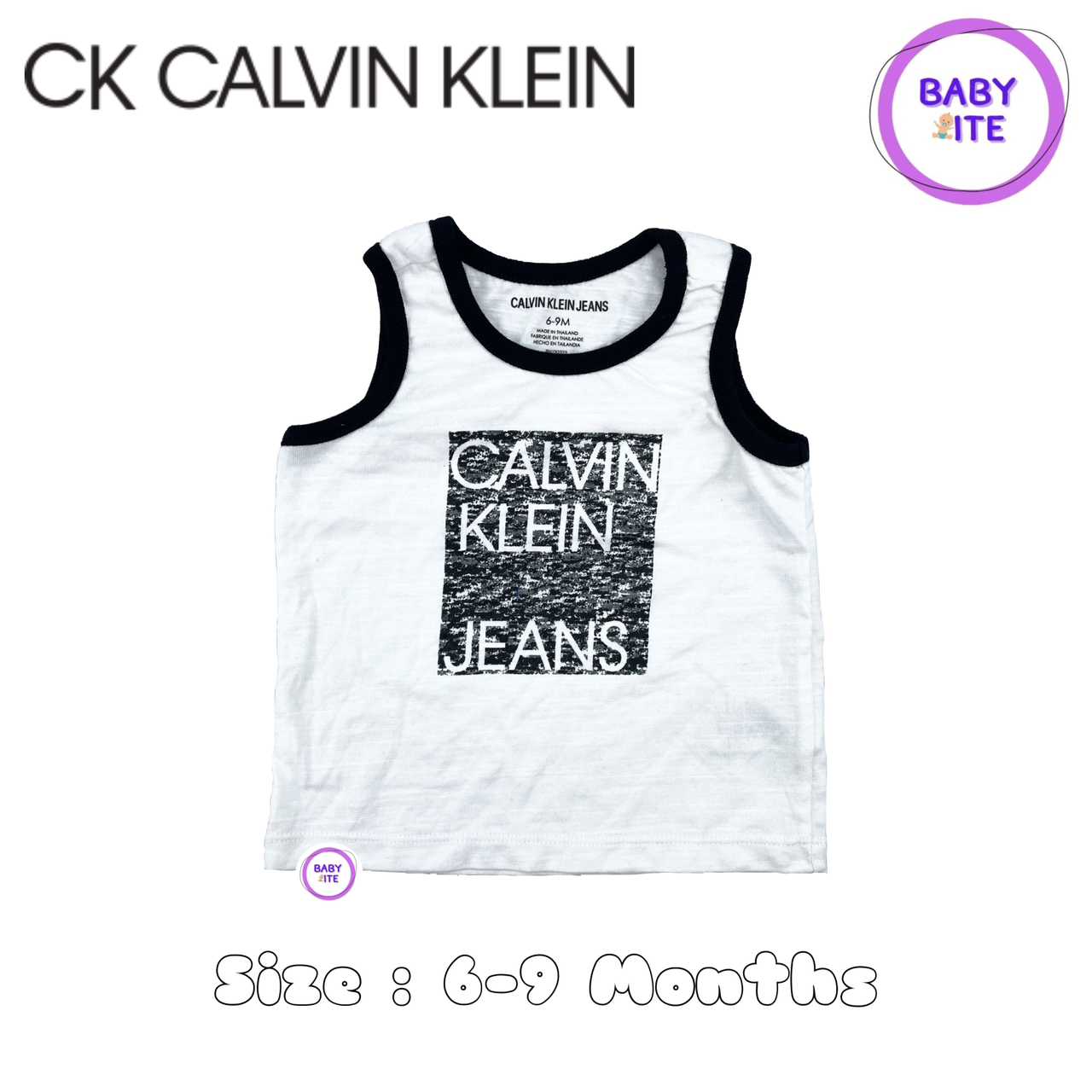 เสื้อเด็กชาย CK Calvin Klein ไซส์ 6-9 เดือน (พร้อมส่ง)