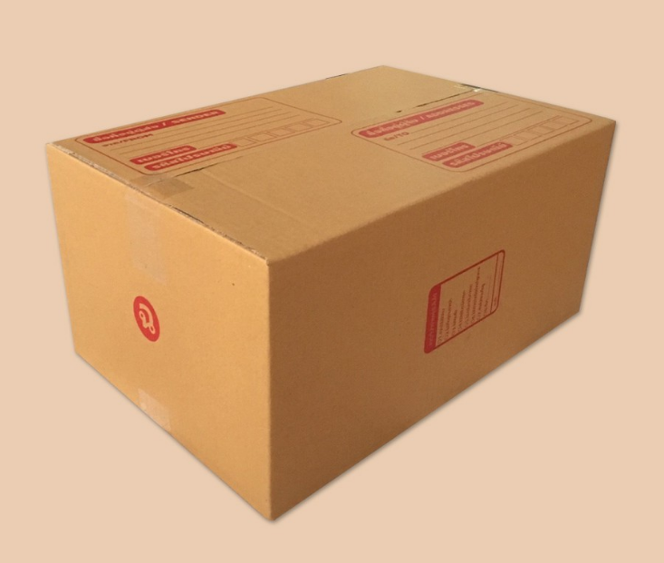 กล่องไปรษณีย์ กล่องพัสดุ เบอร์ ฉ (พิมพ์ลาย) ขนาด 30X45X22 cm. จำนวน  10 ใบ