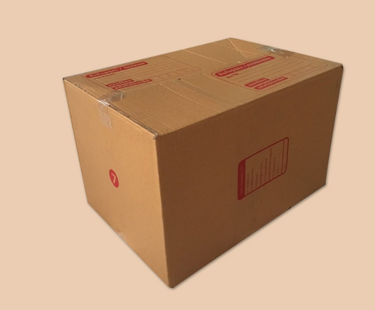 กล่องไปรษณีย์ กล่องพัสดุ เบอร์ 7 (พิมพ์ลาย) ขนาด 35X50X32 cm. จำนวน  10 ใบ