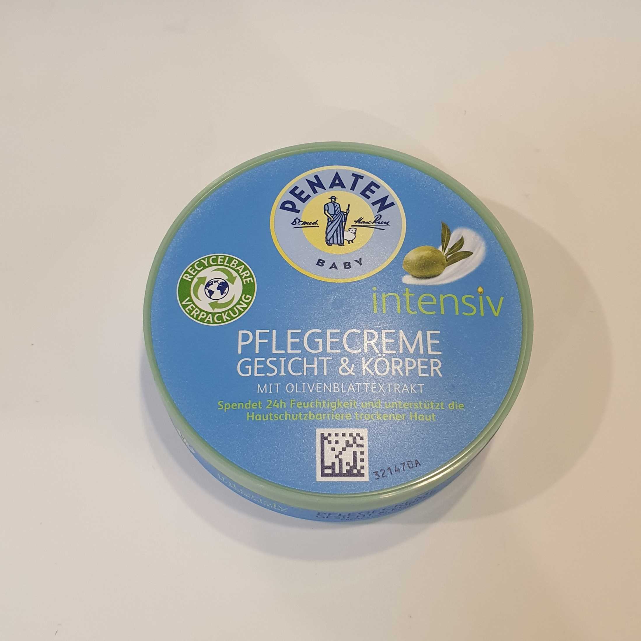ครีมสำหรับผิวแห้ง Penaten  Intensive Care Cream Face and Body 100ml , นำเข้าเยอรมัน