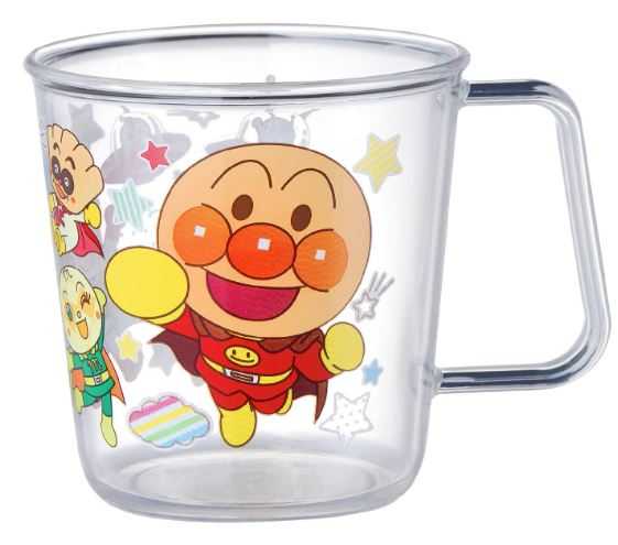 แก้วหูจับลายอันปัง  LEC Anpanman Clear Cup , นำเข้าญี่ปุ่น
