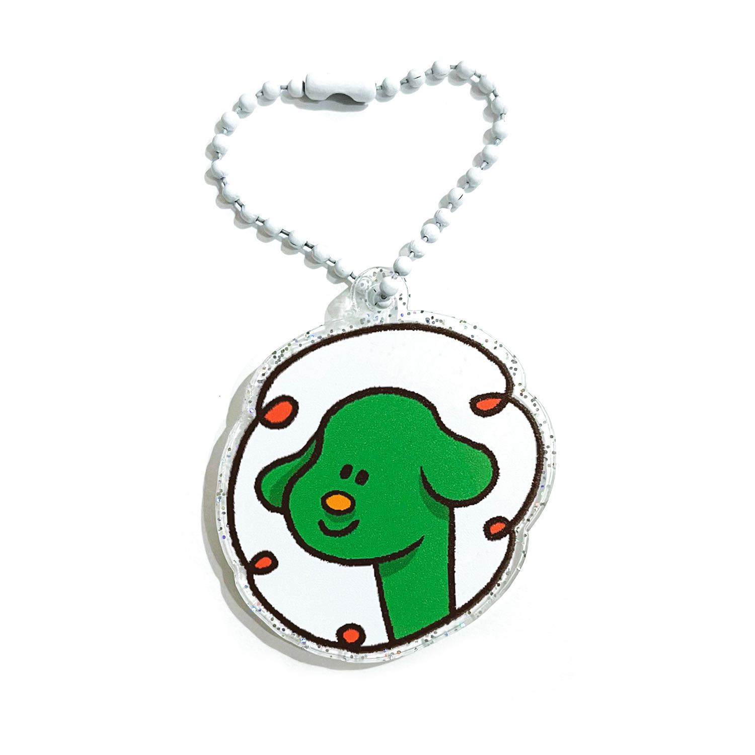 keyring1 - dino face
