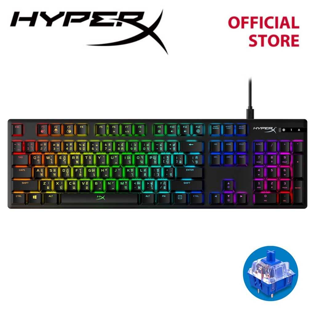 [TH Layout]HyperX Alloy Origins Gaming Keyboard - Blue Switch คีย์บอร์ดเกมมิ่ง (HX-KB6BLX-TH)
