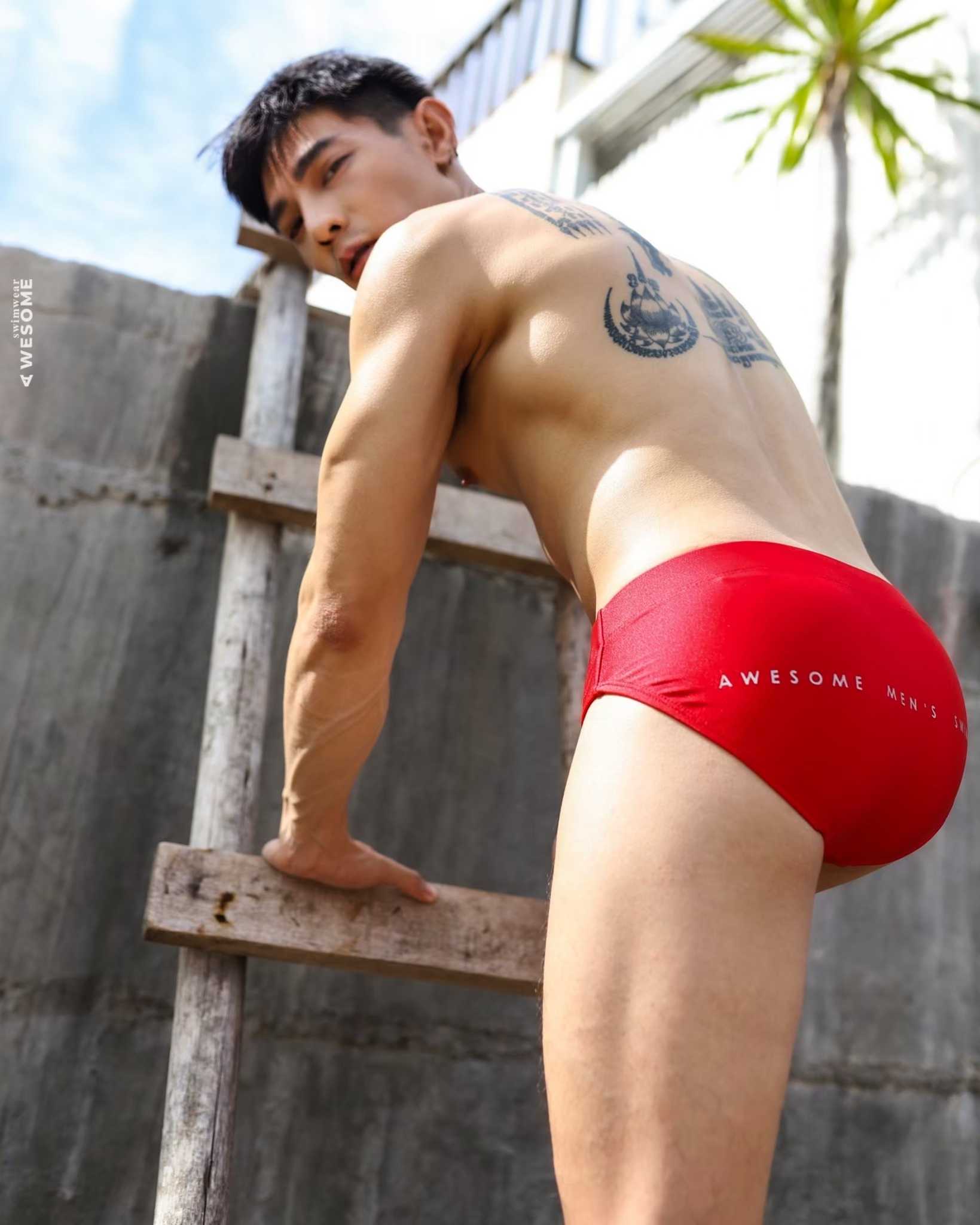 SW003 กางเกงว่ายน้ำ awesome men’s swimwear
