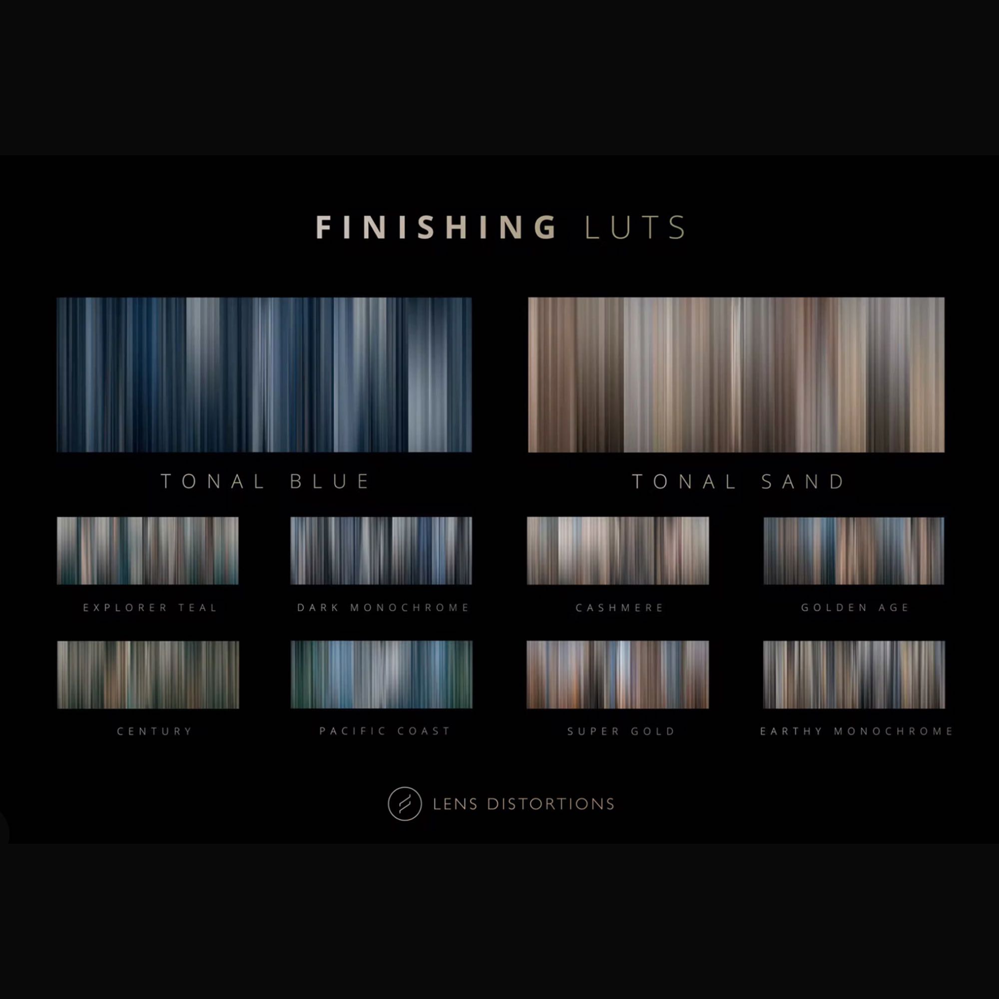 Lens Distortions – Finishing LUTs Bundle