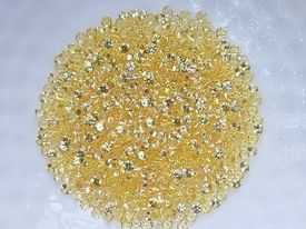 1.8mm. บุษราคัมเหลืองกลมเจียรเหลี่ยม กะรัตละ 180 บาท