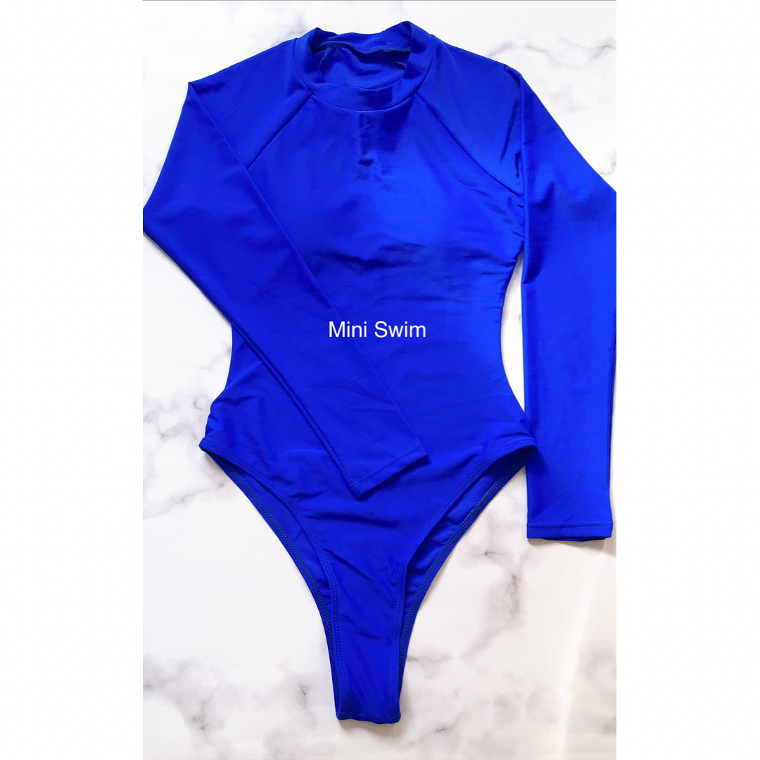 S-02 ชุดว่ายน้ำ วันพีซ แขนยาว (Size S)