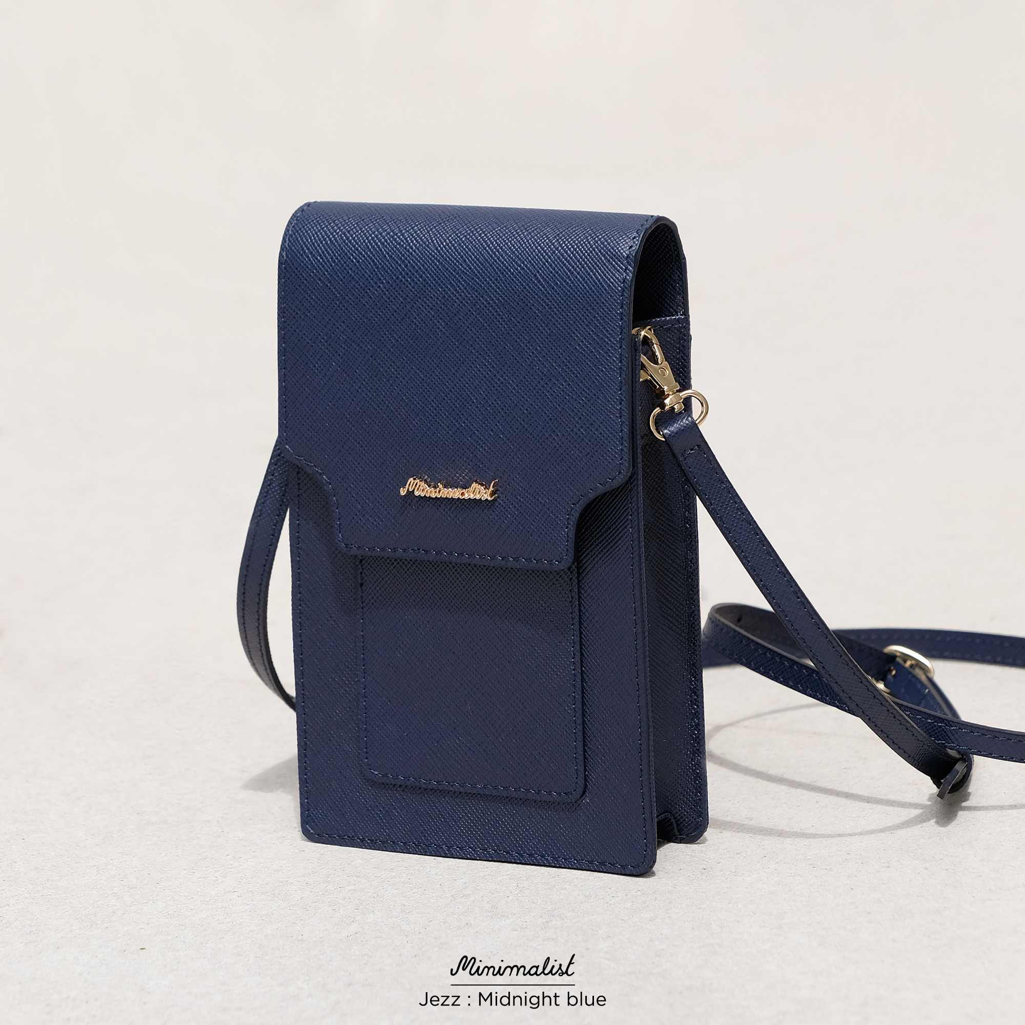 Jezz phone pouch in midnight blue