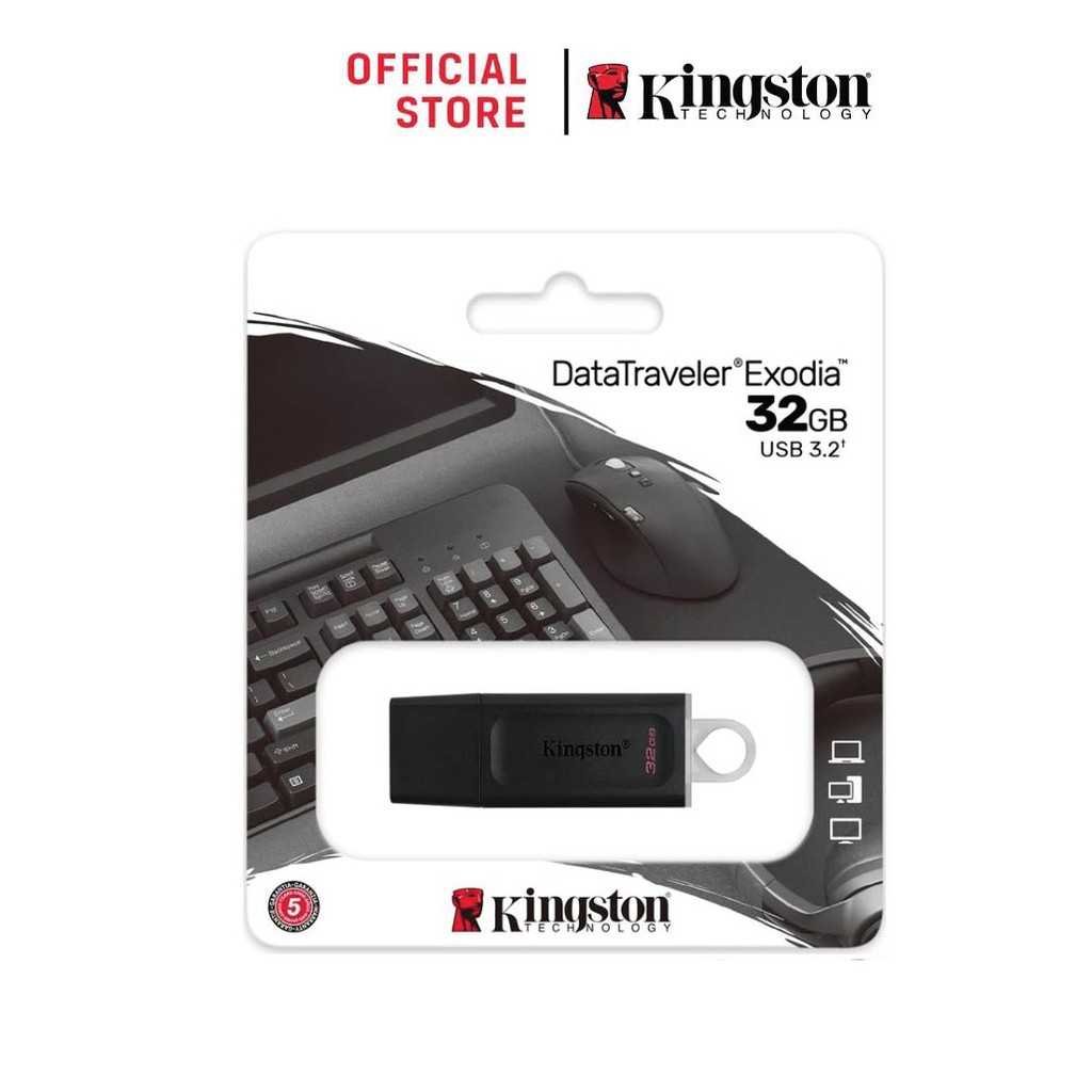 Kingston 32GB DataTraveler Exodia USB 3.2 Flash Drive - แฟลชไดร์ฟ (DTX/32GB)