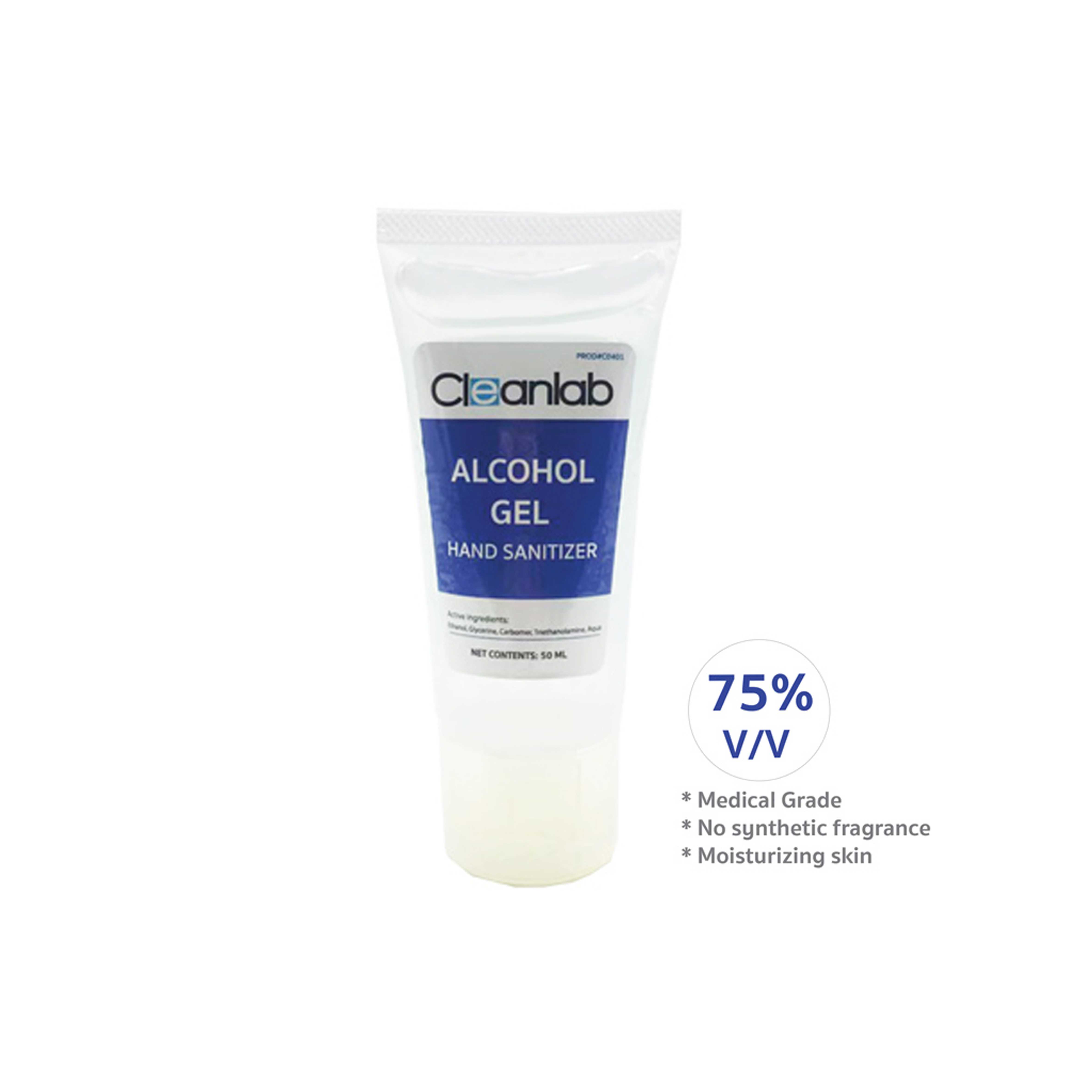 CLEANLAB Alcohol Gel Hand Sanitizer ขนาด 50 ml