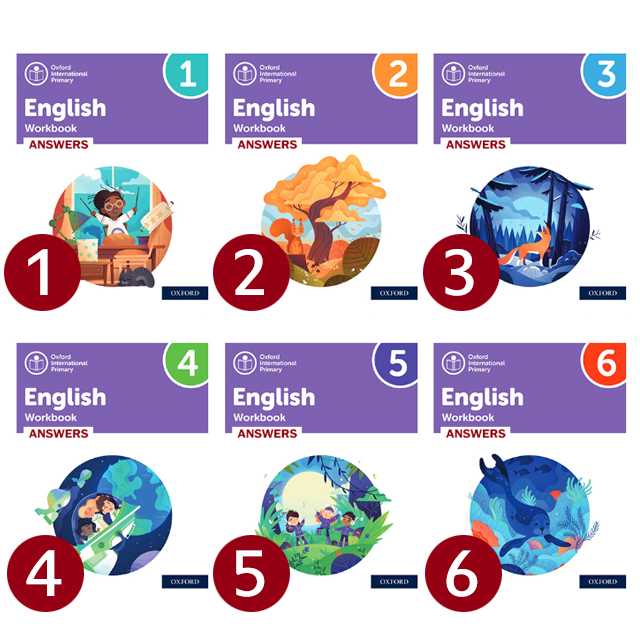 [PDF] Oxford International Primary English 2nd Workbook 1-6 Answers