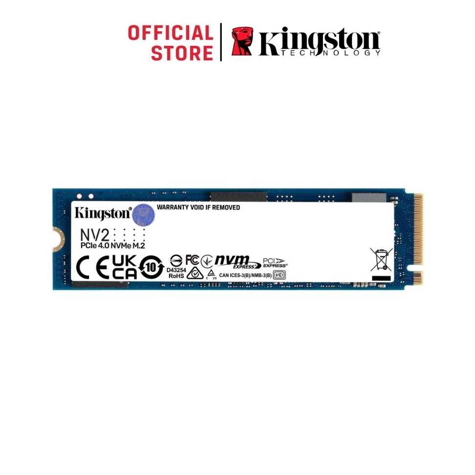 Kingston NV2  PCIe 4.0 NVMe SSD อ่านสูงสุด 3,500MB/s (250GB,500GB,1TB,2TB)