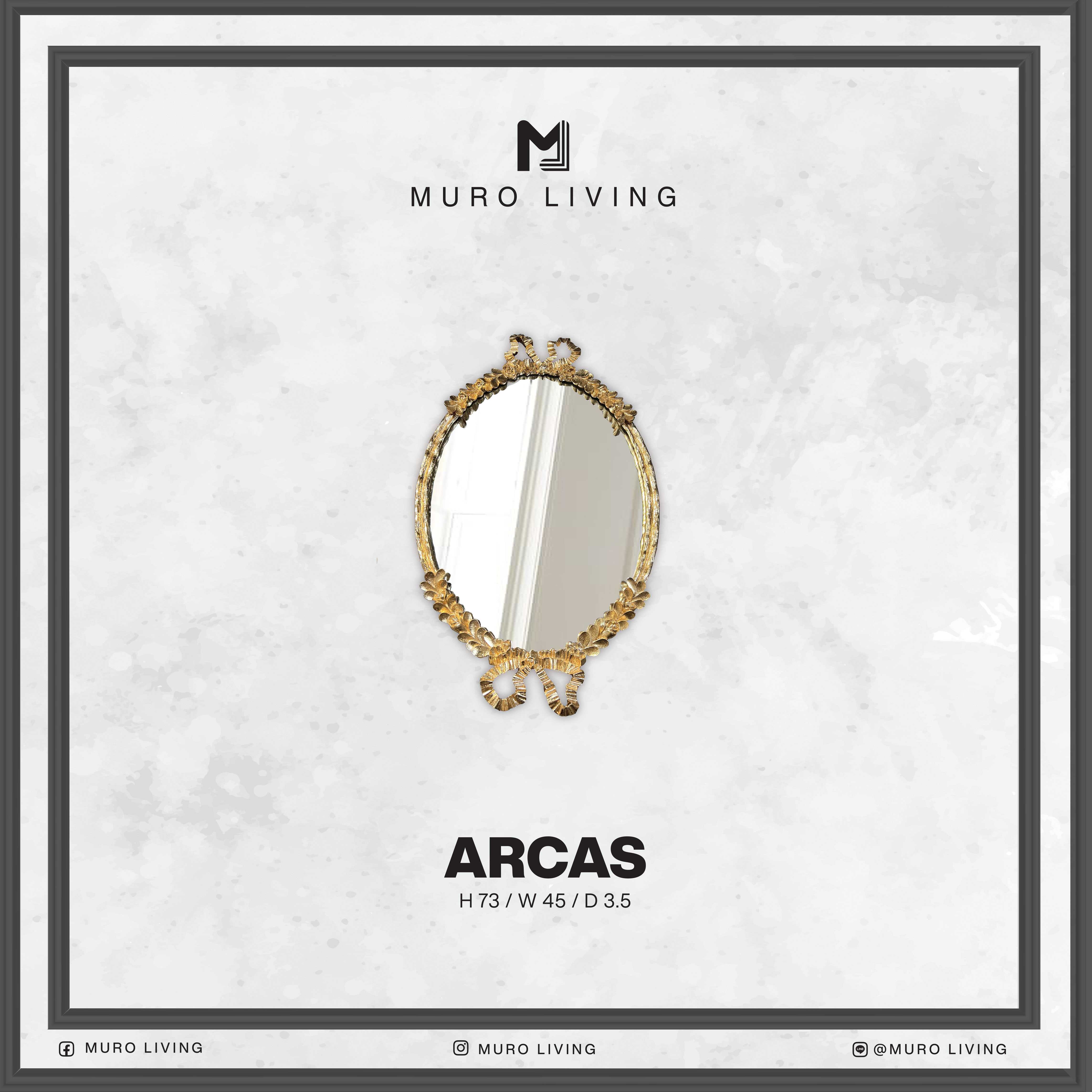 กระจกตกแต่งผนังดีไซน์ Muro Living รุ่น ARCAS