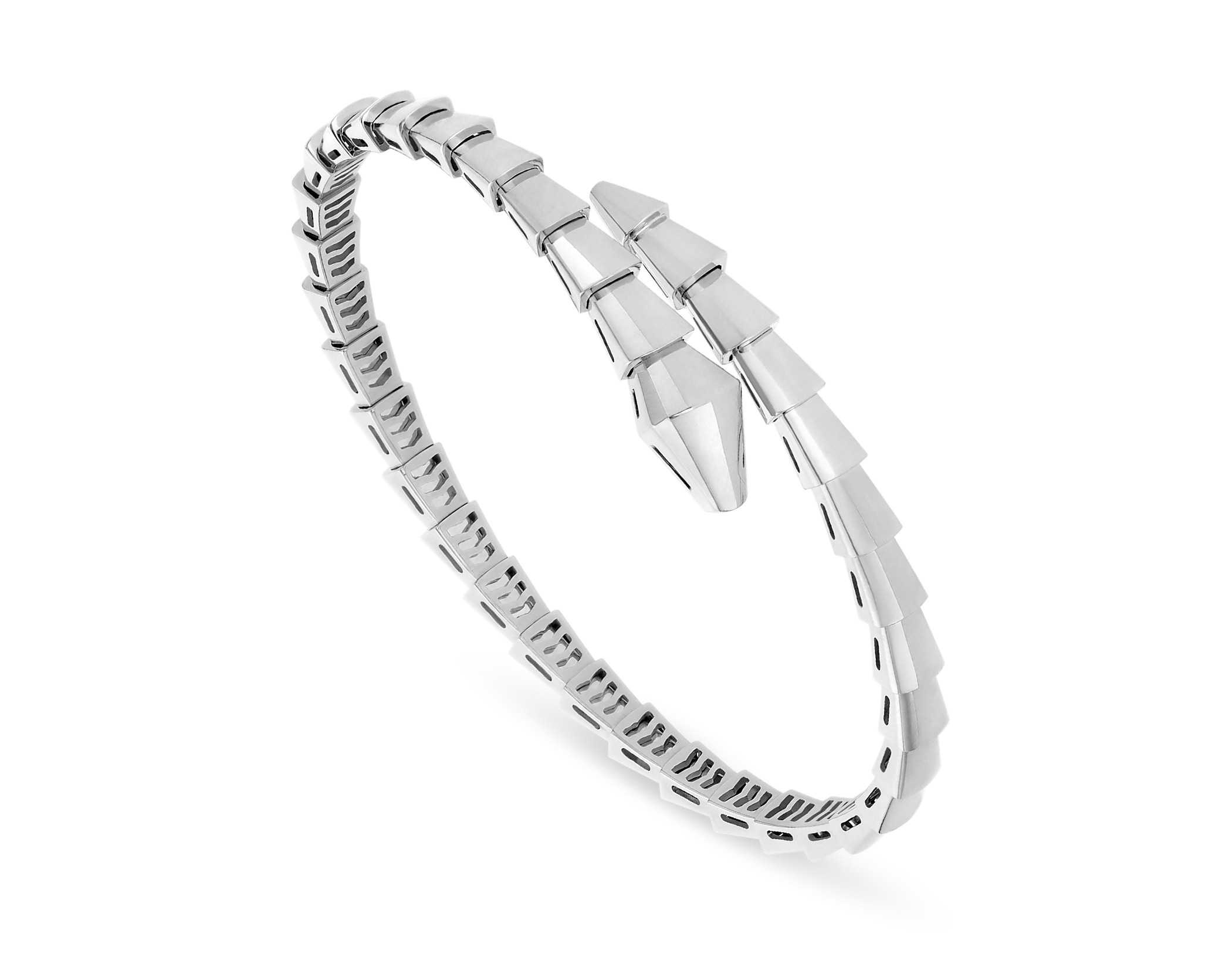 Serpenti Viper Bracelet White Gold