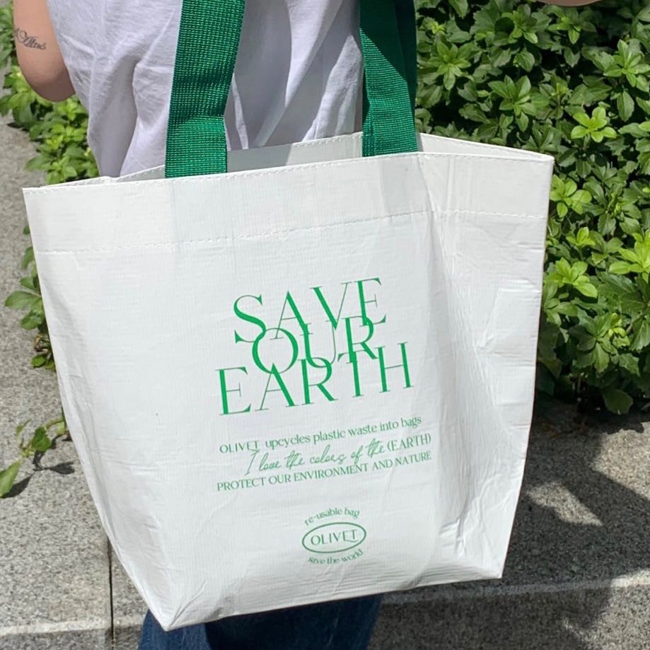 save our earth recycle bag