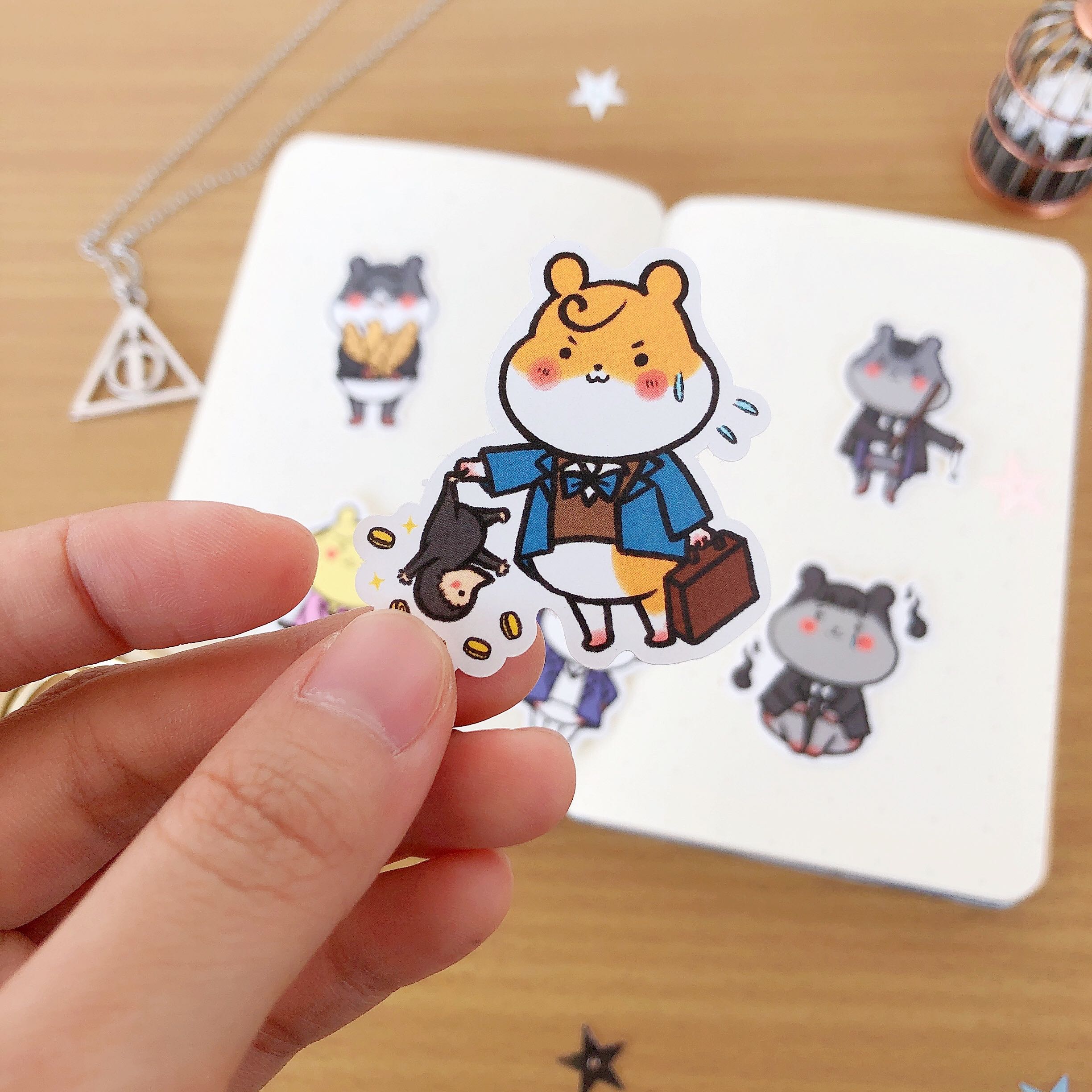 Fantastic Hamster (Fantastic Beasts sticker fanmade)