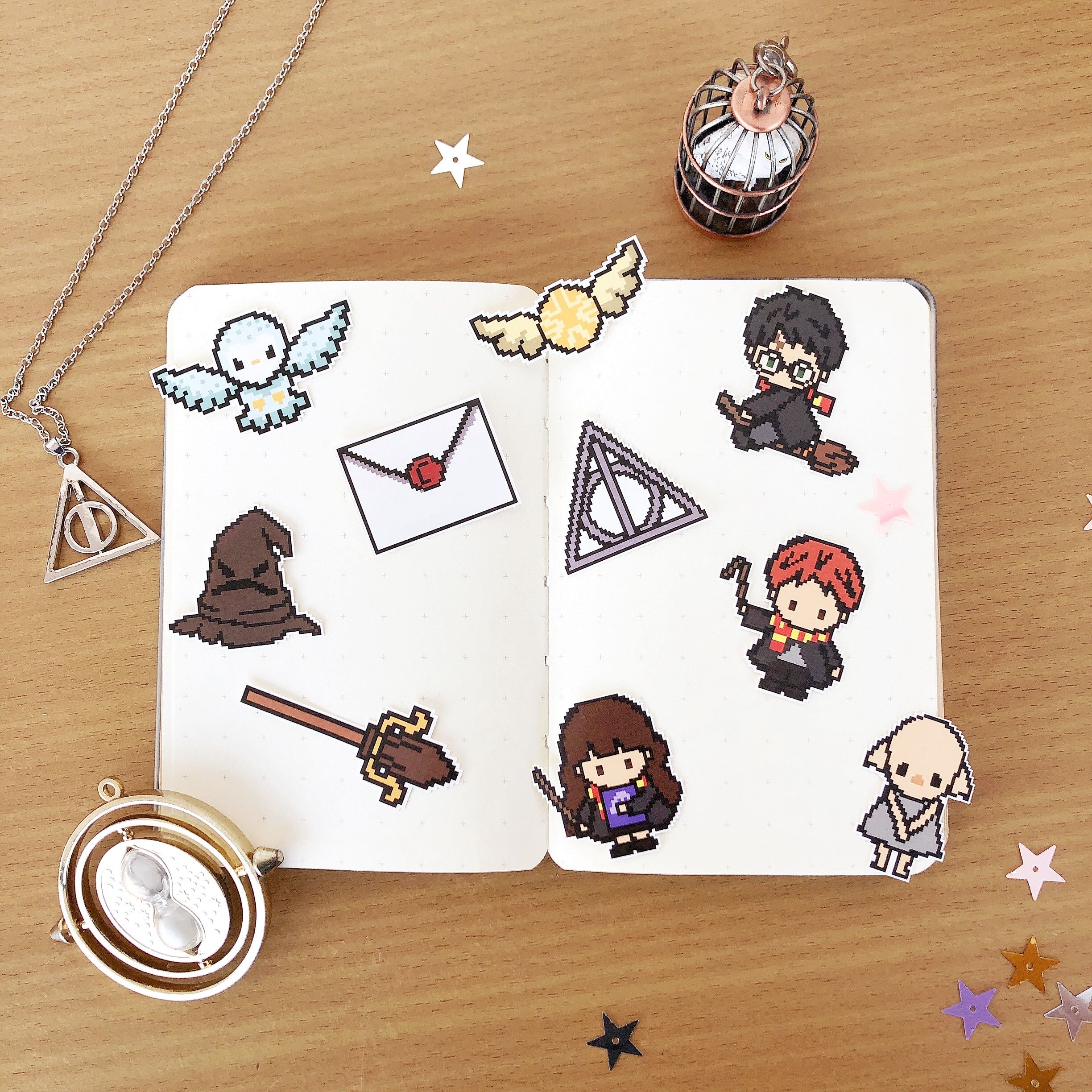 8BIT (Harry Potter sticker fanmade) 